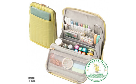 Y-Style 手帳が入るペンケース Mサイズ【イエロー】