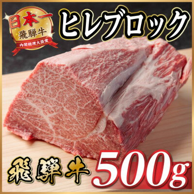 【ふるさと納税】飛騨牛 ヒレブロック 約300g～ 【冷蔵便】(タレ付き)A4～A5等級 黒毛和牛 焼肉 ステーキ【配送不可地域：離島】【G1742492】