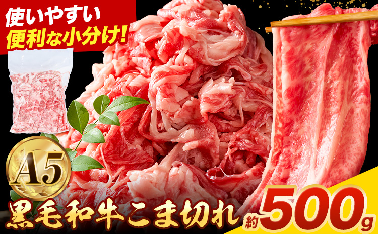 極上 厳選 黒毛和牛 こま切れ 約500g 牛魔王デミート《30日以内に出荷予定(土日祝除く)》大阪府 羽曳野市 送料無料 牛肉 牛 和牛 小分け