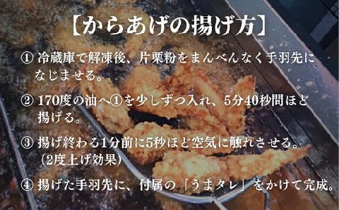 うまタレ付 手羽先 600g 【 からあげ 壱気 】