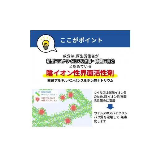 除菌剤 濃縮液 500mL 陰イオン性界面活性剤2% コロナ対策 ウイルス 消毒 除菌 陰イオン界面活性剤