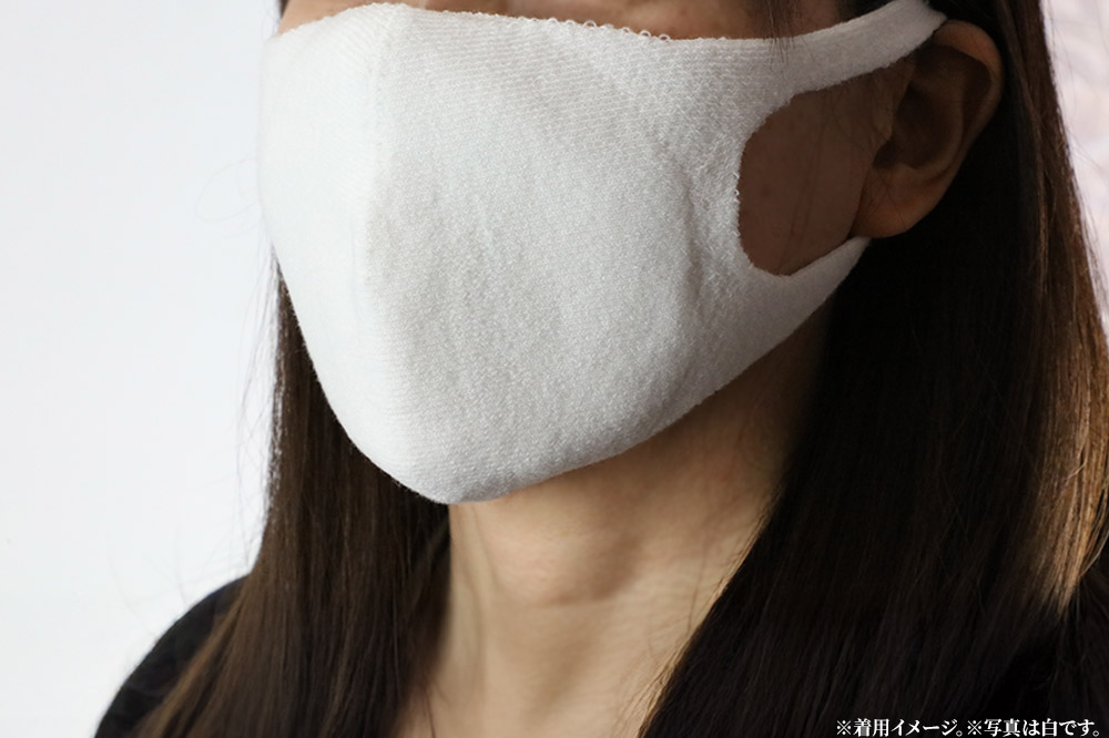 クールマックス使用の洗ってくりかえし使える立体速乾ニットマスク 2枚セット（白・水色 各色1枚）日本製 洗える 吸汗