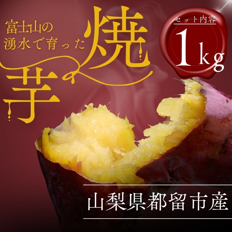 【ふるさと納税】【先行予約】富士山の湧水で育った焼きいも　|| 焼き芋 やきいも おいも　2ヶ月熟成 美味しい 格別 富士山 湧水 極上 スイーツ 外かりっと ほっくり ほくほく 中しっとり 甘い 濃厚 ビタミン ミネラル 食物繊維 お子様 おやつ 特別感 自分 ごほうび 贈り物