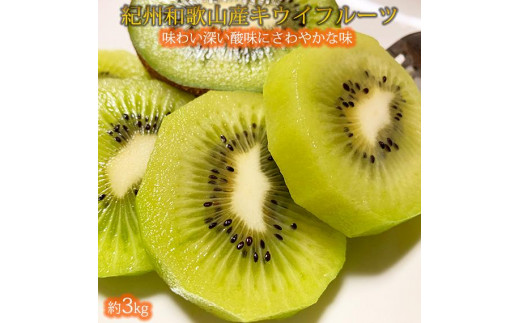 
                  紀州かつらぎ山のキウイフルーツ約3kg［2026年1月中旬以降発送予定］［UT29］
                