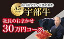 【ふるさと納税】【宇部牛】社長おまかせ ＜30万円コース＞ 黒毛和牛A5ランク宇部牛 山口県 宇部市 こだわり ブランド 希少部位 骨付き 焼肉 すき焼き BBQ しゃぶしゃぶ ステーキ お祝い イベント クリスマス お誕生日