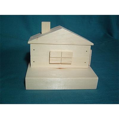 ふるさと納税 川崎町 貯金箱A(無塗装・コイン用) |  | 01