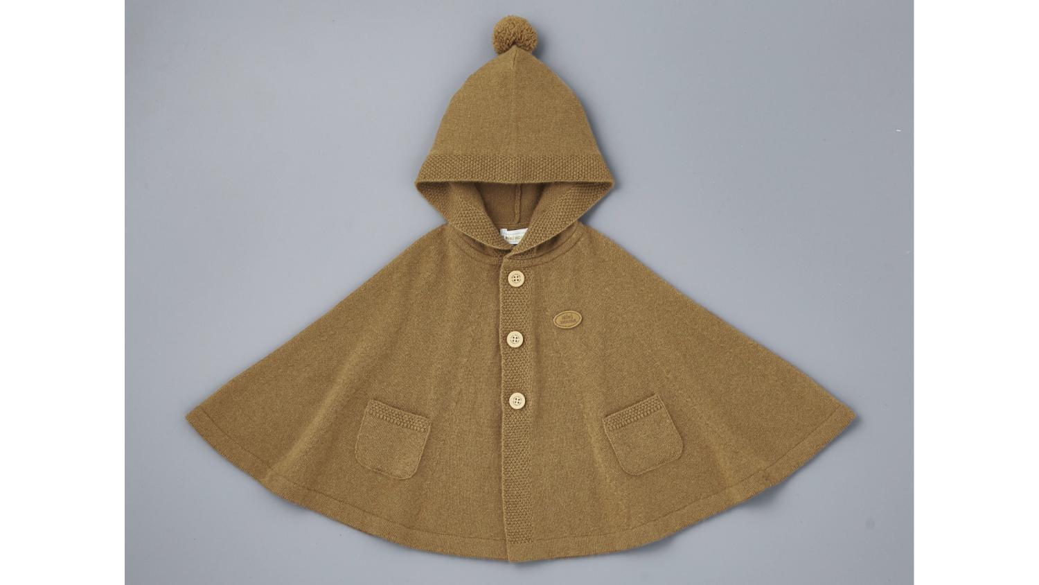 
            ミキハウス【ゴールドレーベル】ビキューナ×ベビーカシミヤ マント ALPFX001
          