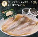 【ふるさと納税】キャビアフィッシュ スモーク 50g 日南 キャビア 4g 黄金 セット 燻製 加工品 魚介 魚貝 魚卵 海産物 食品 国産 世界三大珍味 黒いダイヤ 希少 贅沢 おつまみ おすすめ 高級食材 人気 お祝 おもてなし お取り寄せ グルメ 特産品 宮崎県 日南市 送料無料