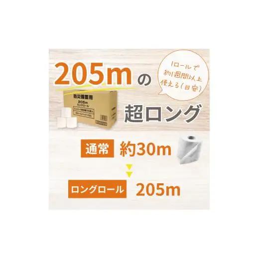 防災備蓄用ロングロール205ｍ