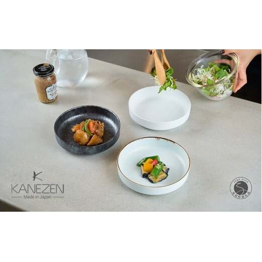 有田焼 17cm カットボウル 3点セット【金善製陶所】和食器 食器 器 うつわ 鉢 ギフト do028