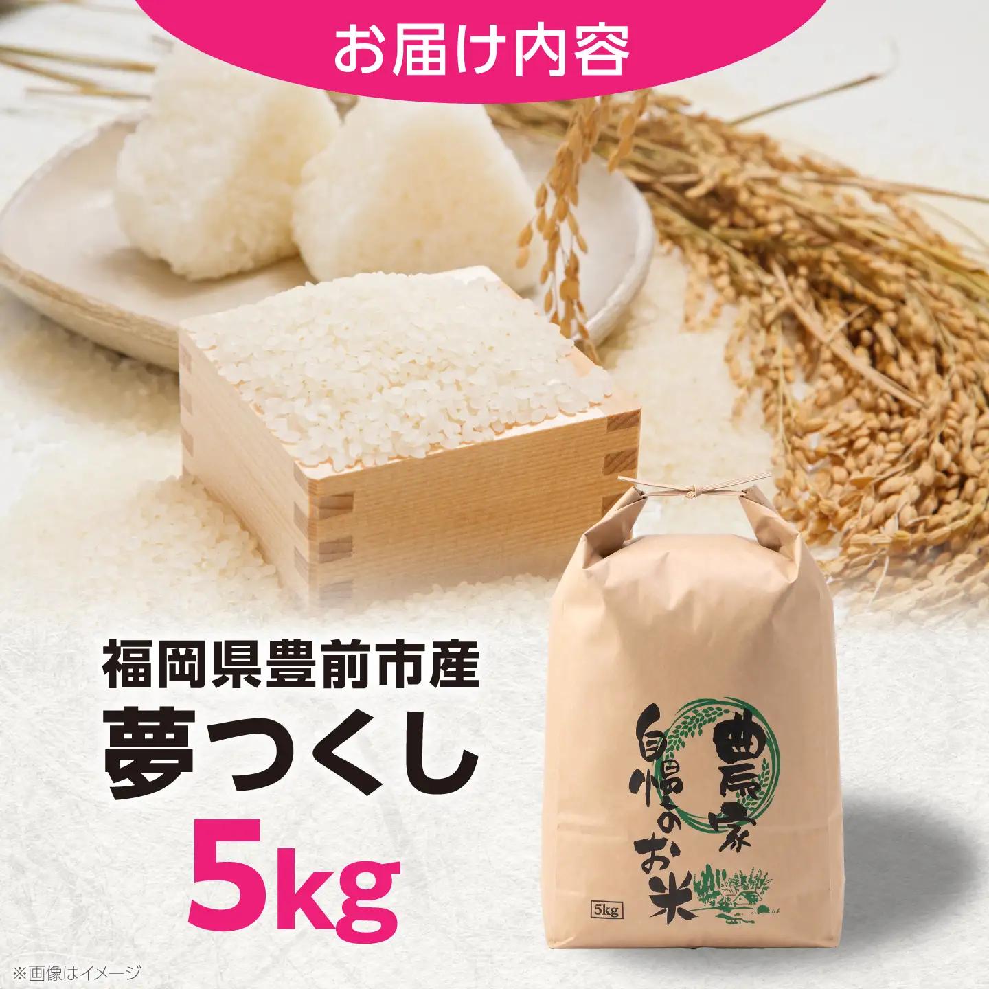 令和7年度産 楠本農園 夢つくし 5kg VEV001 夢つくし 5キロ