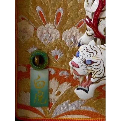 ふるさと納税 野田市 押絵伝統工芸品　白虎　大 |  | 03