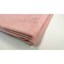 【ふるさと納税】軽量シール織綿毛布　横ボーダー（ピンク）　松岡織物株式会社