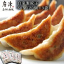 【ふるさと納税】丹精込めた手仕込み自家製餃子たっぷり60個 小分け20個×3袋 老舗ラーメン店もう一つの主役! 「2024年 令和6年」