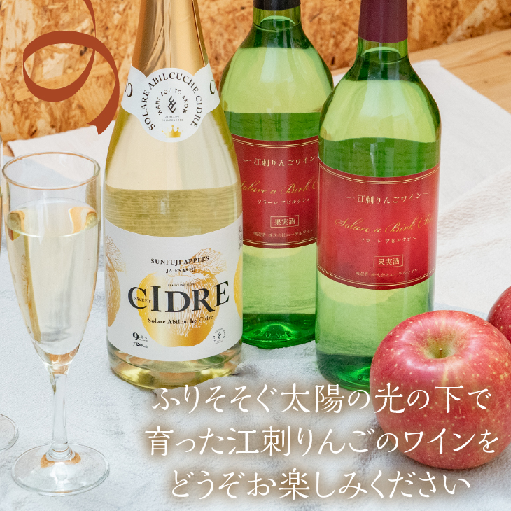 江刺りんごワイン ソラーレ・アビルクシェ(辛) [A0072]