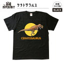 【ふるさと納税】恐竜・古代生物Tシャツ　ケラトサウルス 020