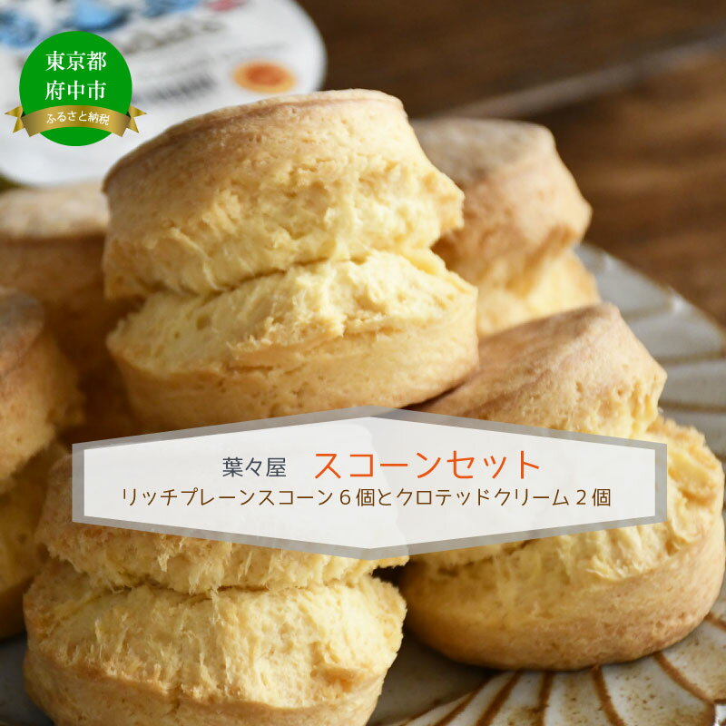 【ふるさと納税】葉々屋ティータイムセット（スコーンとクロテッドクリーム）【スコーン・お菓子・焼菓子・紅茶・ベーカリー】
