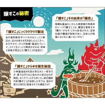 ふるさと納税 村上市 新感覚調味料「醸すこ(KAMOSCO・カモスコ)60ml」2種類×3本セット A4193 |  | 01