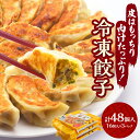 【ふるさと納税】 餃子 冷凍餃子 16個入り 3パック 48個 ギョーザ 惣菜 晩ご飯 冷凍 点心 お肉 お取り寄せ グルメ 北海道 札幌市