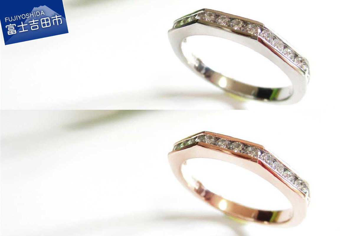 
ダイヤモンドリング 【 K18 ピンクゴールド 】【 プラチナ 】 指輪 リング ジュエリー ダイヤ 宝石 ダイヤモンド 18k ピンクゴールド PT ダイヤモンドジュエリーリング 指輪アクセサリー 品質保証書付 KT907
