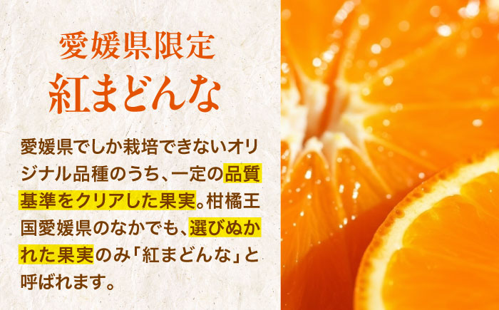 【先行予約】【11月下旬から順次発送】 紅まどんな 秀品 8個から15個入（JA愛媛たいき管内産）　紅まどんな みかん ミカン 紅マドンナ フルーツ 愛媛県大洲市/株式会社フジ・アグリフーズ［AGBA