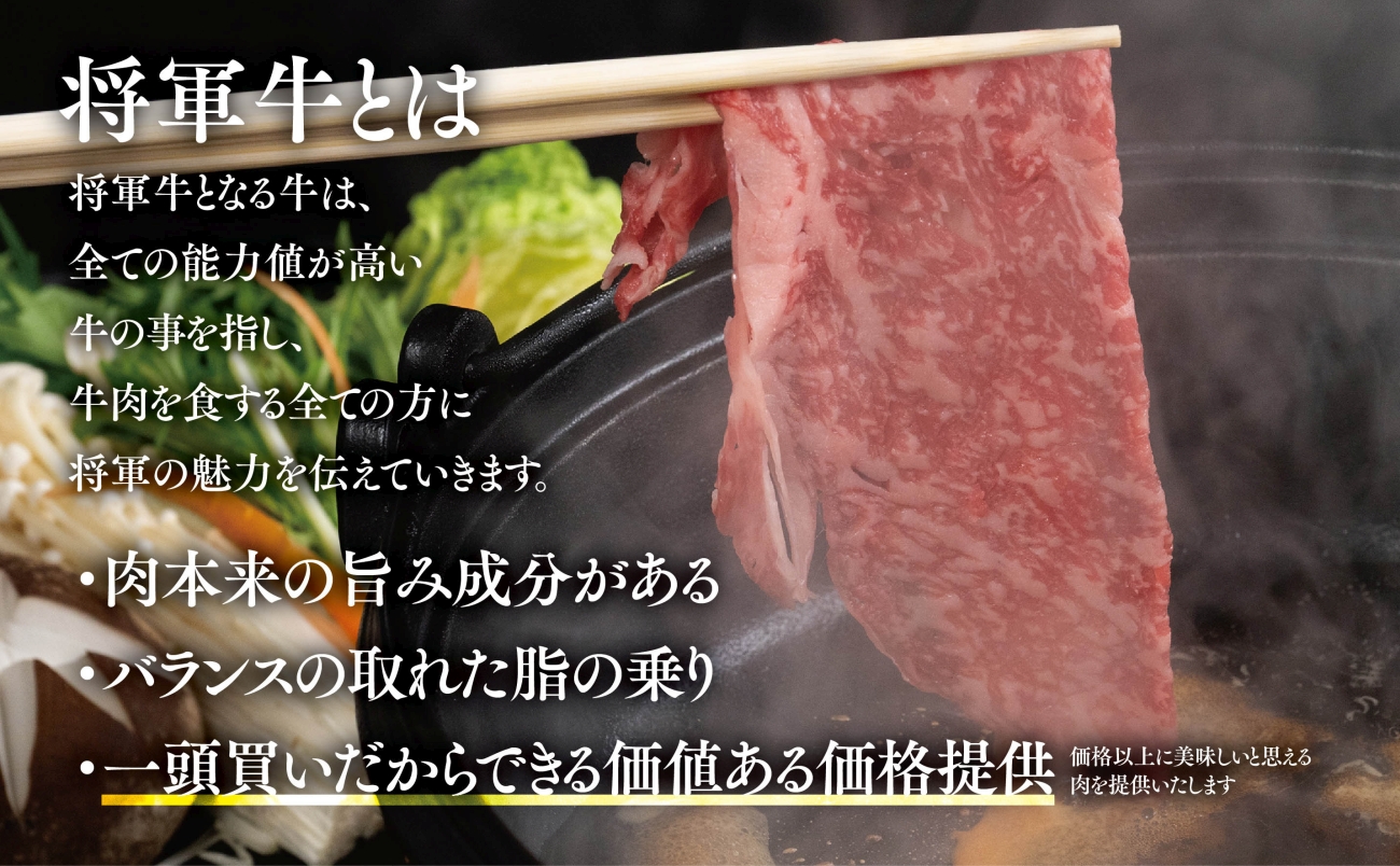 【将軍牛】国産牛 切り落とし 1kg【配送不可地域：離島・北海道・沖縄県】【1653598】