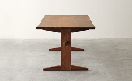 ダイニング テーブル 木製 無垢 ウォールナット ウォルナット 幅 165 秋山木工 家具 シンプル ナチュラル おしゃれ リビング キッチン 国産 日用品 藤枝家具 木材 木工 雑貨 インテリア 静