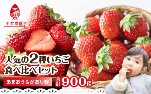
                  人気の2種いちご食べ比べセット「あまおう450g」＋「かおり野450g」合計900g｜2027年1月下旬～順次発送＜ひらい観光農園＞ あまおう かおり野 いちご 苺 イチゴ フルーツ 果物 くだもの 人気 旬 福岡県産 食べ比べ 採れたて セット 冷蔵配送 数量限定 期間限定 産地直送 福岡県 八女市
                