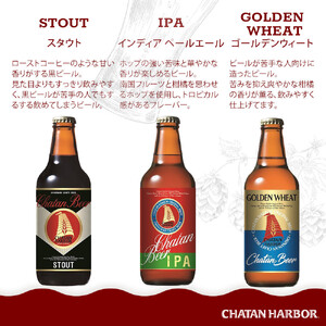【定期便　全2回】ふるさと納税　チャタンビールプレミアムギフト6本セット｜地ビール クラフト 限定ビール 沖縄 北谷 チャタンビール リゾート 旅行 トラベル セットギフト プレゼント 風景 人気 息