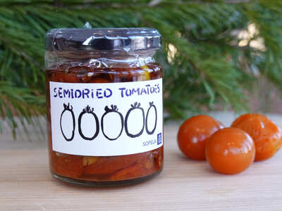 ＜2026年4月中旬よりお届け＞北海道壮瞥産 大作農園の「春採りグリーンアスパラM～LL混合」約300gとセミドライトマトオイル漬け1瓶（110g）のセット【 ふるさと納税 人気 おすすめ ランキング