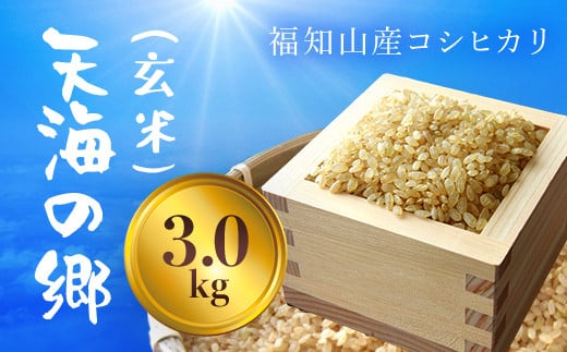 
            【令和6年産】福知山産コシヒカリ『天海の郷』天空に広がる天海の郷　3kg（玄米） ふるさと納税  こめ コメ 米 コシヒカリ こしひかり 玄米 おいしい 美味しい 美容 健康 天空 雲海 天海の郷 京都府 福知山市
          