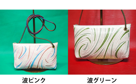 バッグ 姫路革細工 ポシェット 革 牛革 民芸品 工芸品 ファッション レディース カバン 鞄 スマホ 伝統技術  花・赤
