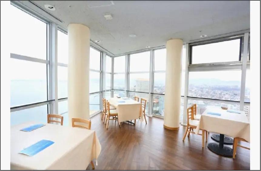 天空ランチコース（展望券込）１名分【福岡タワー内展望レストランにて優雅なひとときを】 | 福岡県 福岡市 福岡 九州 納税 返礼品 返礼 お礼の品 食事券 お食事券 チケット 券 ランチ コース料理 