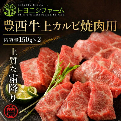 【ふるさと納税】豊西牛上カルビ焼肉セット【配送不可地域：離島】【1775759】