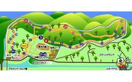 希望が丘文化公園 共通利用券 フィールド アスレチック グラウンド ゴルフ 入場券 チケット 4枚 ( 大人チケット 2枚 子供チケット2枚 セット ) フィールドアスレチック アウトドア アクティビ