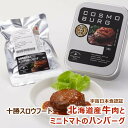 【ふるさと納税】十勝スロウフード 宇宙日本食認証 北海道産牛肉とミニトマトのハンバーグ