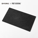 【ふるさと納税】【先行予約】DVERG Topographic Bar Mat (ブラック / ブラウン) 滑り止めバーマット ゴム製【2025年2月上旬以降順次発送予定】【滑り止め バーマット マット 水洗い 水切りマット アウトドアグッズ レジャー キャンプ ドベルグ 】