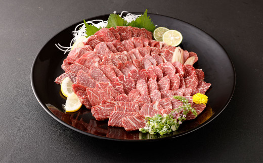 
熊本 馬刺し 上霜降り トロ 500g (50g×10個) 馬肉 たれ 生姜
