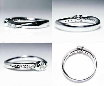 リング ダイヤモンド 0.2ct Genevieve ジュヌヴィエーヴ【プラチナ950】r-60（KRP）M3-1410【リング 指輪 ジュエリー プラチナ ギフト】
