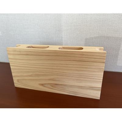 ふるさと納税 菰野町 木製ブロック「ぶろっ木」《穴止め仕様》