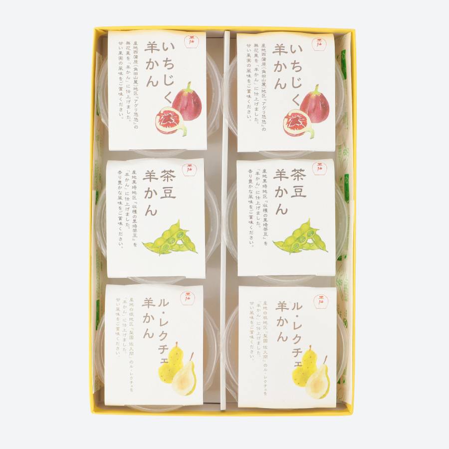 ＜里仙＞新潟彩羹6個入