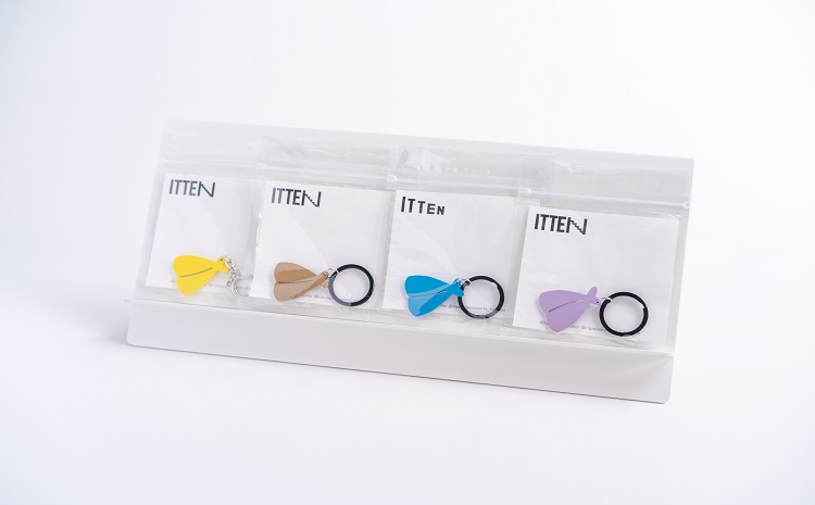 アイアン・プレート＆アジフライキーホルダー【ITTEN】C【B1-112-03】 アイアン・プレート セミオーダー 鉄小物 キーホルダー アジフライの聖地 皿 食器