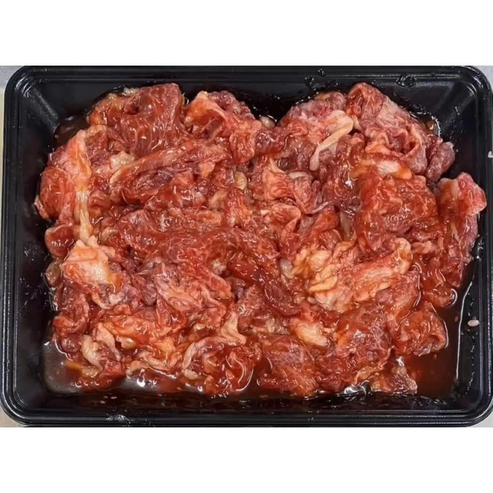 【定期便全3回】博多和牛A4ランク以上焼肉用タレ漬550g　　　