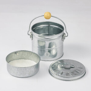 ミニ蚊遣りオバケツ　蚊遣り 虫よけ バケツ おしゃれ  日本製 蚊取り線香 アイボリー