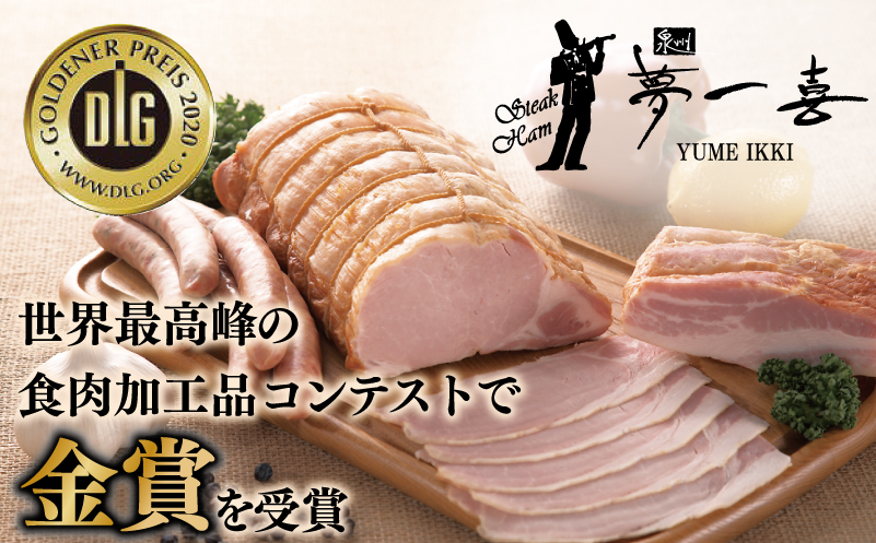 熟成ロースハムステーキ 1kg（250g×4P）【小分け 夢一喜フーズ 訳あり サイズ不揃い はむ ハム ロース 切り落とし 総菜 hamu 大阪 泉佐野 大阪府 泉佐野市】