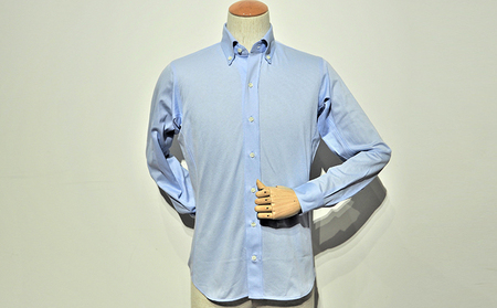 丸和繊維工業 INDUSTYLE TOKYO 動体裁断 シャツ サックス ファッション 「すみだモダン」 サックス(L)