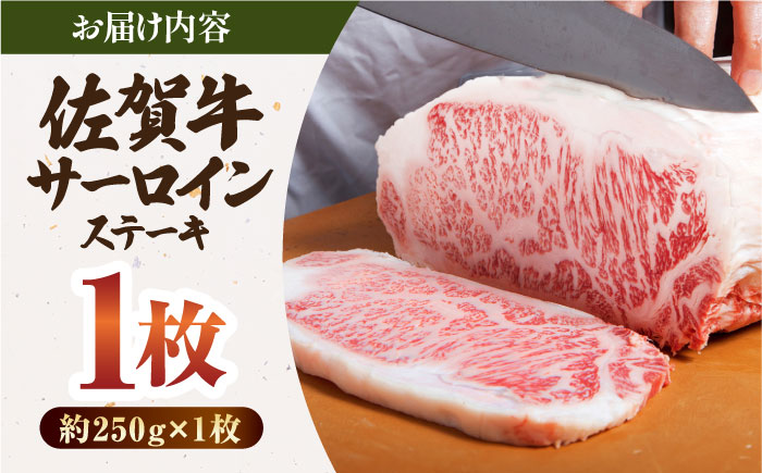 佐賀牛 厚切り サーロイン ステーキ（約250g×1枚）【肉の三栄】 [HAA001]