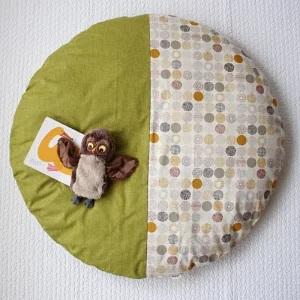 【ふるさと納税】【 洛中高岡屋 】せんべい座ぶとん （撥水ヌード座布団＆洗えるカバーセット）（おはじき＆萌黄） | 京都 赤ちゃん こども ベビー 座布団 クッション かわいい ギフト お祝い 内祝い 老舗 洛中高岡屋 京都府 京都市