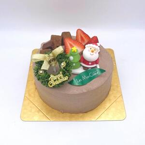 【先行予約】クリスマスケーキ・ショコラ【卵・乳製品・小麦粉不使用】 5号（15cm）