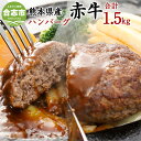 【ふるさと納税】合志の郷 熊本県産赤牛 ハンバーグ 150g×10個 合計1.5kg 1500g お肉 肉 牛肉 和牛 冷凍 ギフト 国産 九州産 熊本県 合志市 送料無料